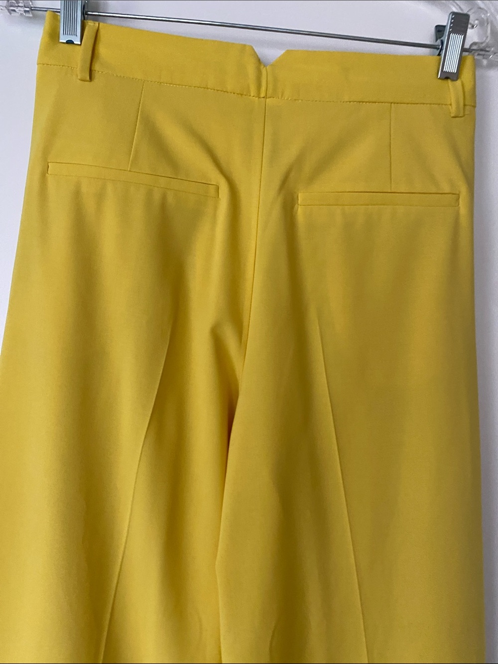 Zara Wide-Leg Pants Gold Yellow Mustard Bloggers Relaxed Fit XS NWT - Picture 12 of 15